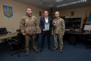 Кам`янський міський голова зустрівся з командиром зенітної ракетної бригади